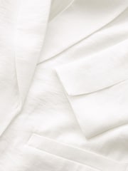 White Relaxed Blazer - Image 6 of 6