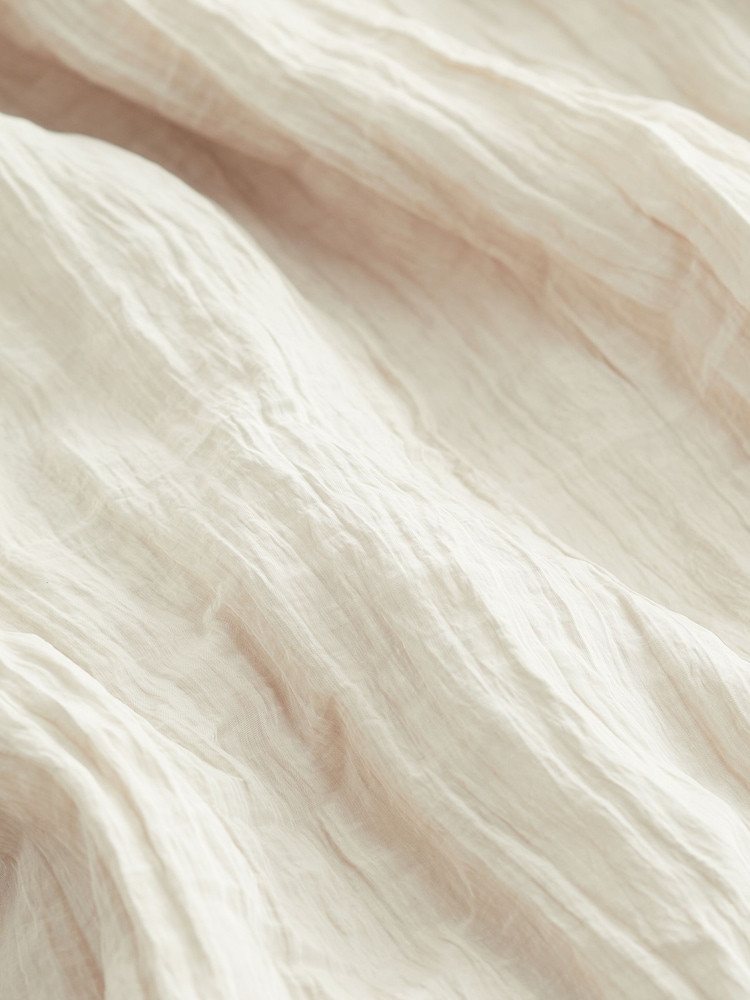 Neutral Textured Tie-Waist Printed Midi Dress - Image 6 of 6 Neutral Textured Tie-Waist Printed Midi Dress - Image 6 of 6