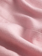 Pink Linen Blend Tailored Shorts - Image 8 of 8