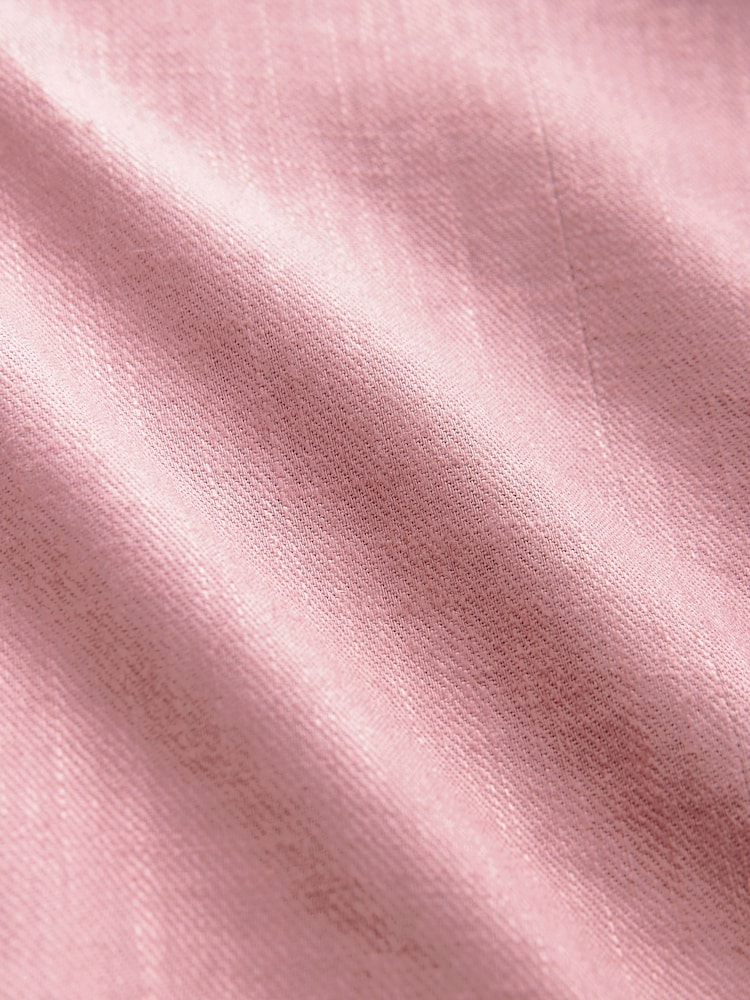 Pink Linen Blend Waistcoat - Image 5 of 5