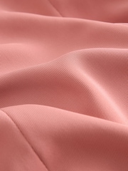 Pink Relaxed Ruched Sleeve Blazer - Image 6 of 6