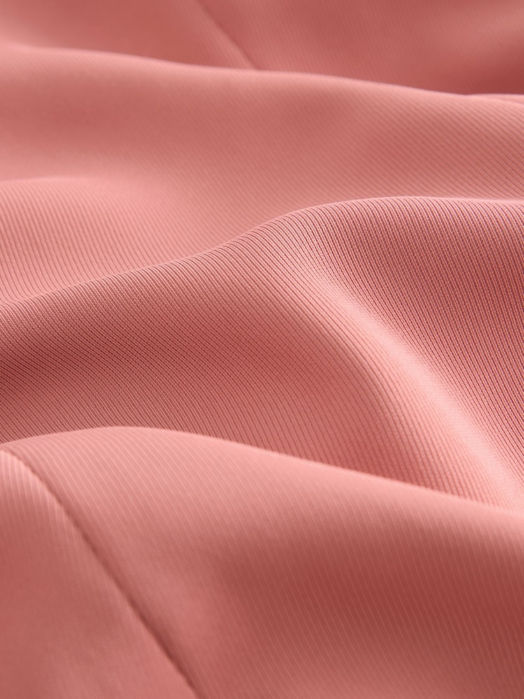 Pink Relaxed Ruched Sleeve Blazer - Image 6 of 6