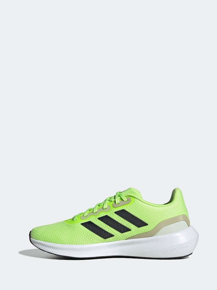 adidas Lime Runfalcon 3.0 Trainers - Image 2 of 9
