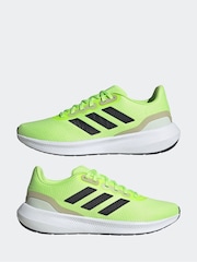 adidas Lime Runfalcon 3.0 Trainers - Image 5 of 9