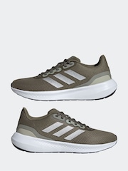 adidas Khaki/Silver Runfalcon 3.0 Trainers - Image 5 of 9