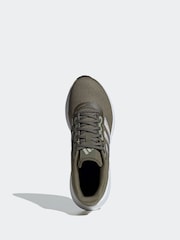 adidas Khaki/Silver Runfalcon 3.0 Trainers - Image 6 of 9