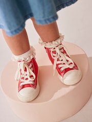 Red High Top Trainers - Image 1 of 7