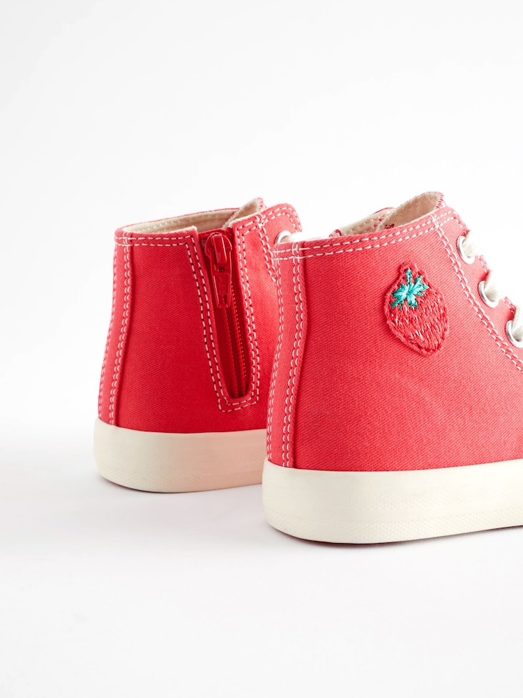 Red High Top Trainers - Image 7 of 7