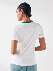 Converse White 100% Cotton Retro Chuck T-Shirt - Image 2 of 4