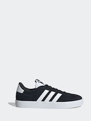 adidas White Black VL Court Trainers - Image 1 of 9