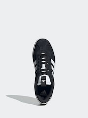 adidas White Black VL Court Trainers - Image 5 of 9
