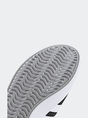 adidas White Black VL Court Trainers - Image 9 of 9