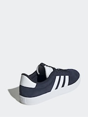 adidas Navy Blue VL Court Trainers - Image 1 of 9