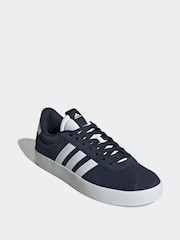 adidas Navy Blue VL Court Trainers - Image 2 of 9