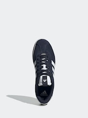 adidas Navy Blue VL Court Trainers - Image 5 of 9