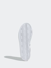 adidas Navy Blue VL Court Trainers - Image 6 of 9