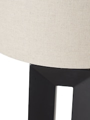 Pacific Black Block Ceramic Tall Table Lamp - Image 4 of 5