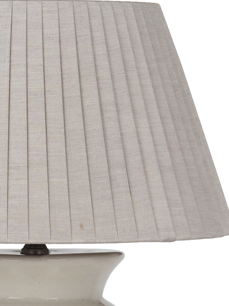 Pacific Cream Hadley Ceramic Table Lamp - Image 5 of 5