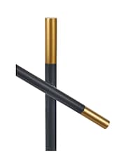 Pacific White Wanda Orb and Metal Floor Lamp - Image 4 of 6