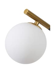 Pacific White Wanda Orb and Metal Floor Lamp - Image 6 of 6