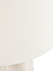 Pacific Silver Etosha Grey Wood and Metal Table Lamp - Image 4 of 5
