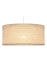 Pacific White Patpong 35cm Jute Easy Fit Pendant Ceiling Light - Image 3 of 3