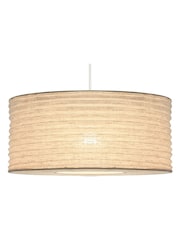 Pacific White Patpong 35cm Jute Easy Fit Pendant Ceiling Light - Image 4 of 4