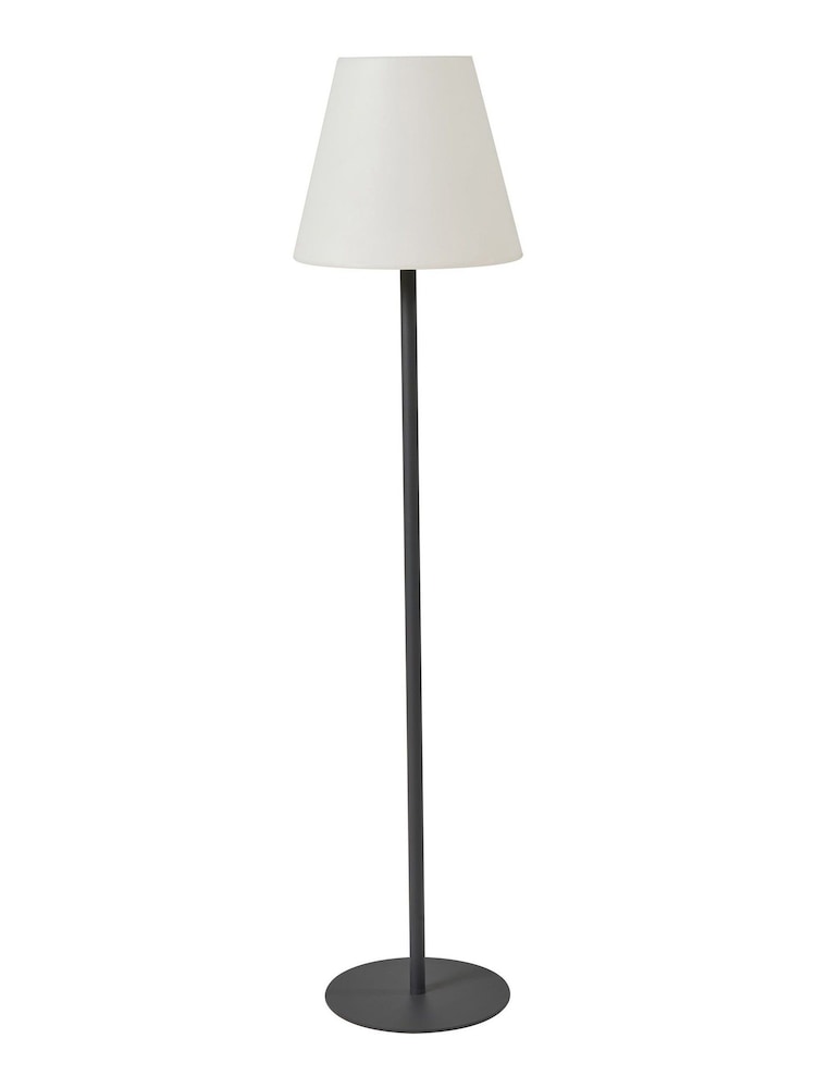 Pacific Grey Metal Outdoor Floor Lamp - Image 2 of 7