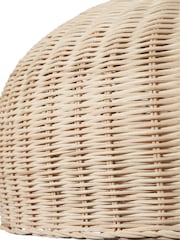 Pacific Natural Caswell Rattan Dome Pendant Ceiling Light - Image 5 of 6