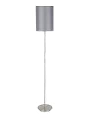 Pacific Grey Midland Brushed Marble Effect Floor Lamp - Image 3 of 6