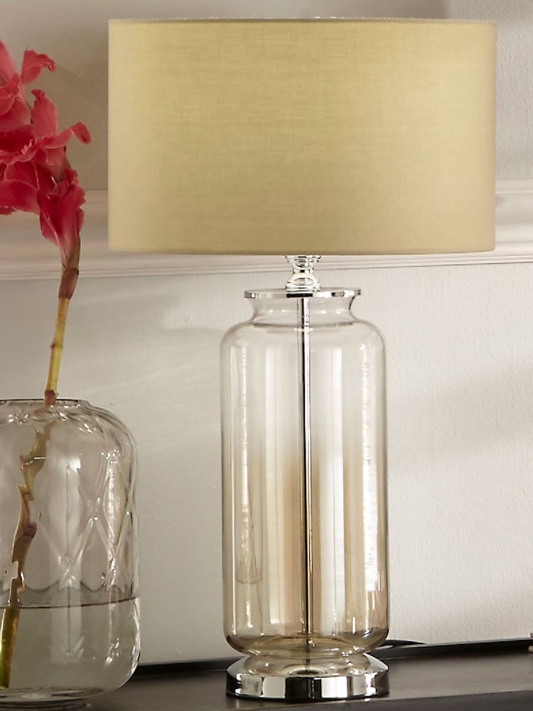 Pacific Gold Vivienne Lustre Ombre Glass Table Lamp - Image 1 of 5