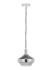 Pacific Grey Jaxon Shiny Smoked Glass Domed Pendant Ceiling Light - Image 3 of 6