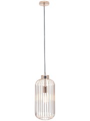 Pacific Gold Dania French Metal Wire Tall Pendant Ceiling Light - Image 3 of 4
