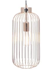 Pacific Gold Dania French Metal Wire Tall Pendant Ceiling Light - Image 4 of 4