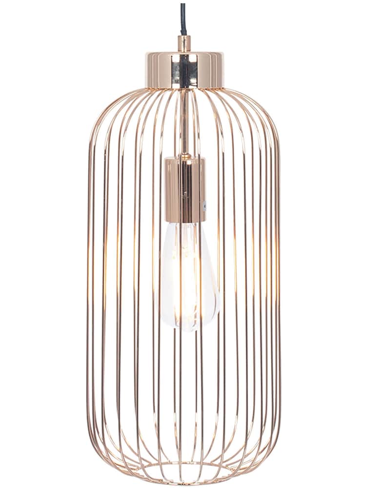 Pacific Gold Dania French Metal Wire Tall Pendant Ceiling Light - Image 4 of 4