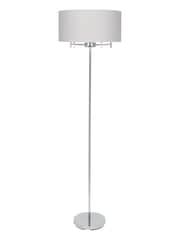Pacific Silver Plaza 5 Light Metal Floor Lamp - Image 3 of 5