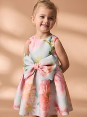 Blue Bow Party Dress (3mths-7yrs) - Image 1 of 7