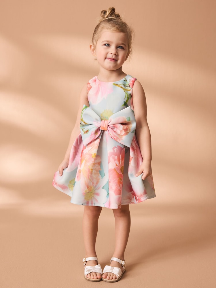 Blue Bow Party Dress (3mths-7yrs) - Image 2 of 7