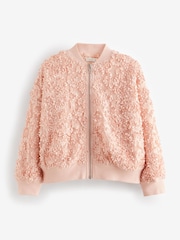 Pink - Bomberjacke mit 3D-Floraldesign (3–16 Jahre) - Bild 5 von 8