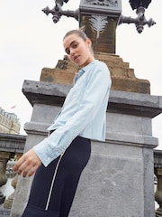 Bleach Cropped Denim Shirt - Image 3 of 5