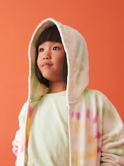 Multi Swirl Tie Dye Zip Through Hoodie (3-16yrs) - Image 3 of 8