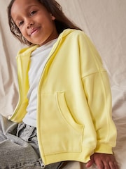 Yellow Zip Through Hoodie (3-16yrs) - Image 2 of 7