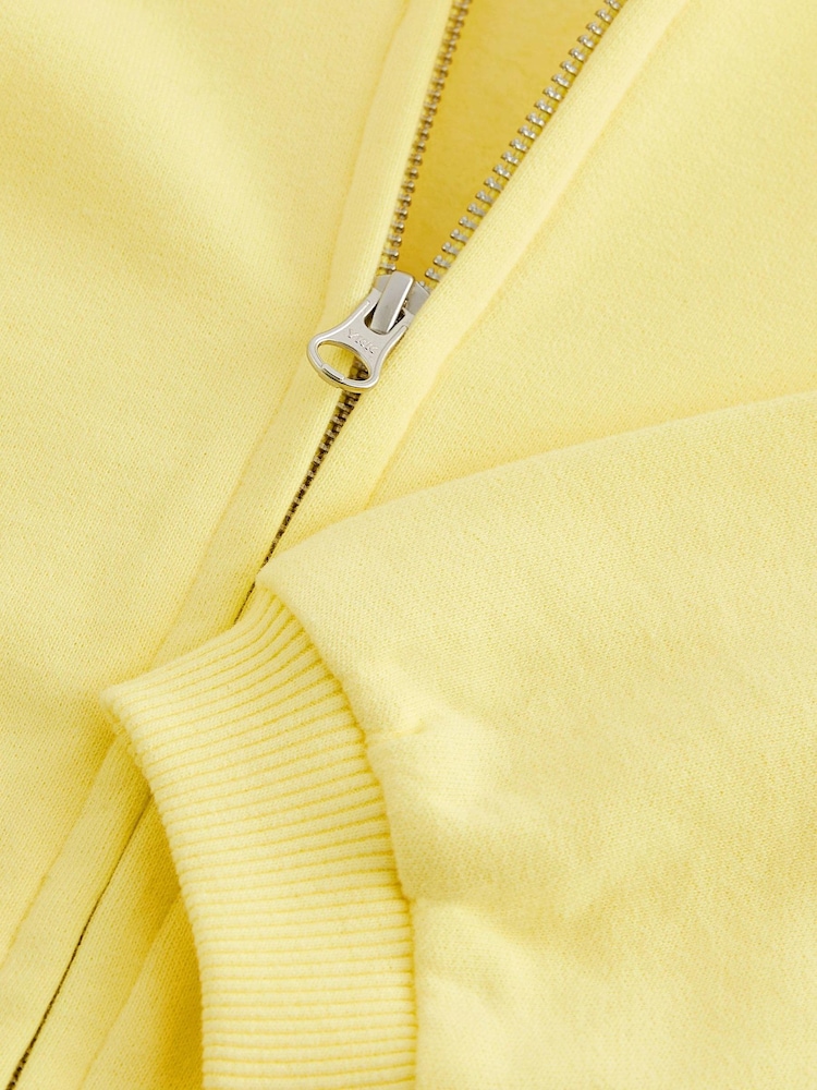 Yellow Zip Through Hoodie (3-16yrs) - Image 7 of 7