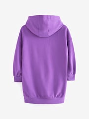 Purple Band Printed Longline Hoodie (3-16yrs) - Image 6 of 7