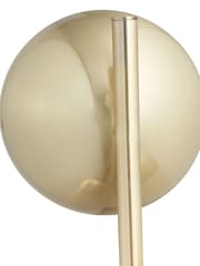 Pacific Gold Estelle Brass Metal and Orb Dome Floor Lamp - Image 6 of 6