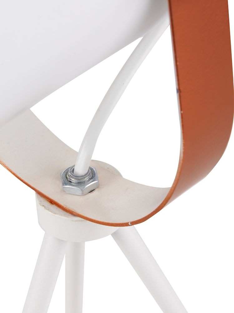 Pacific White Auden Metal Tripod Table Lamp - Image 5 of 5