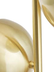 Pacific Gold Estelle Brushed Brass Metal Orb Dome Table Lamp - Image 3 of 5