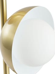 Pacific Gold Estelle Brushed Brass Metal Orb Dome Table Lamp - Image 4 of 5
