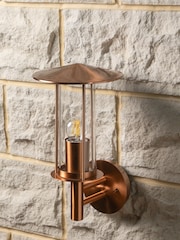 Pacific Grey Myosotis Copper Metal Chimney Outdoor Wall Light - Image 2 of 6