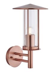 Pacific Grey Myosotis Copper Metal Chimney Outdoor Wall Light - Image 4 of 6